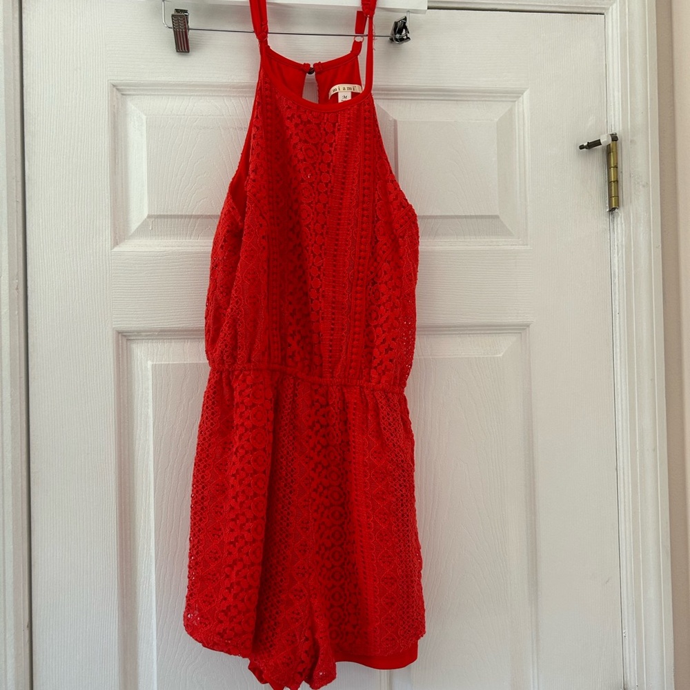 Red Romper from Francesca’s